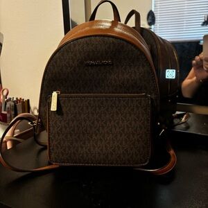 Michael Kors Brown Backpack